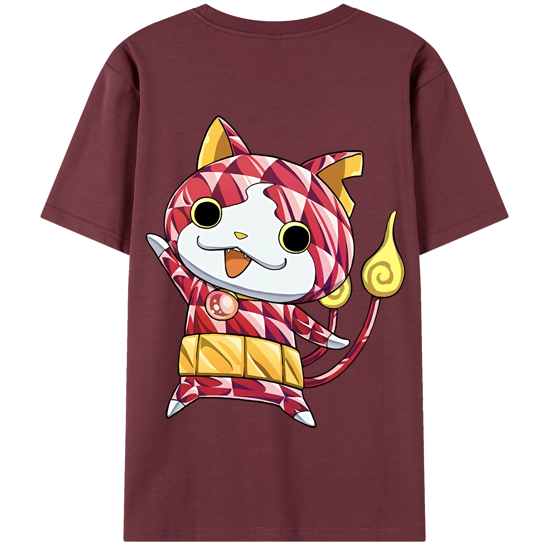 （画像用） 妖怪ウォッチ Yo-kai Watch 綿100％半袖Tシャツ（背面プリント）